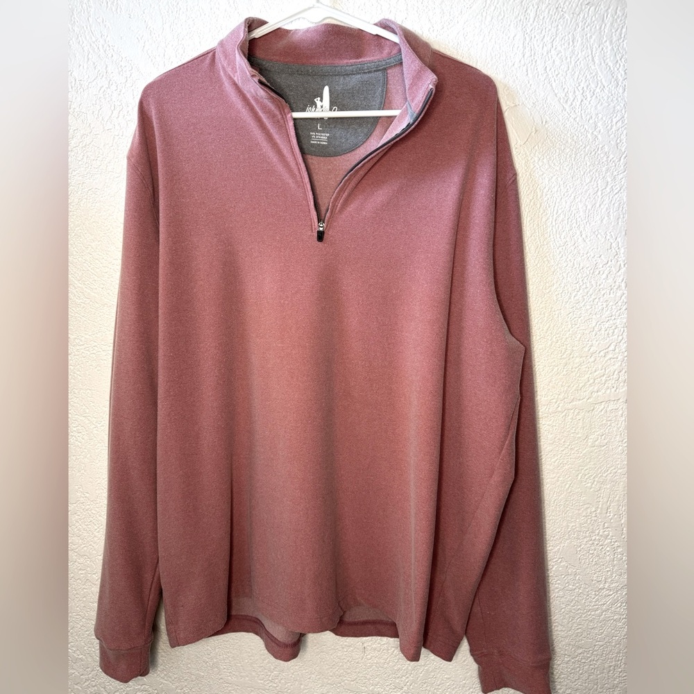 Johnnie-O Performance Active Quarter Zip Lightweight Preppy Casual Size L
